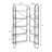 5-Tier Multifunctional Corner Bookcase with Open Shelving for Home Storage