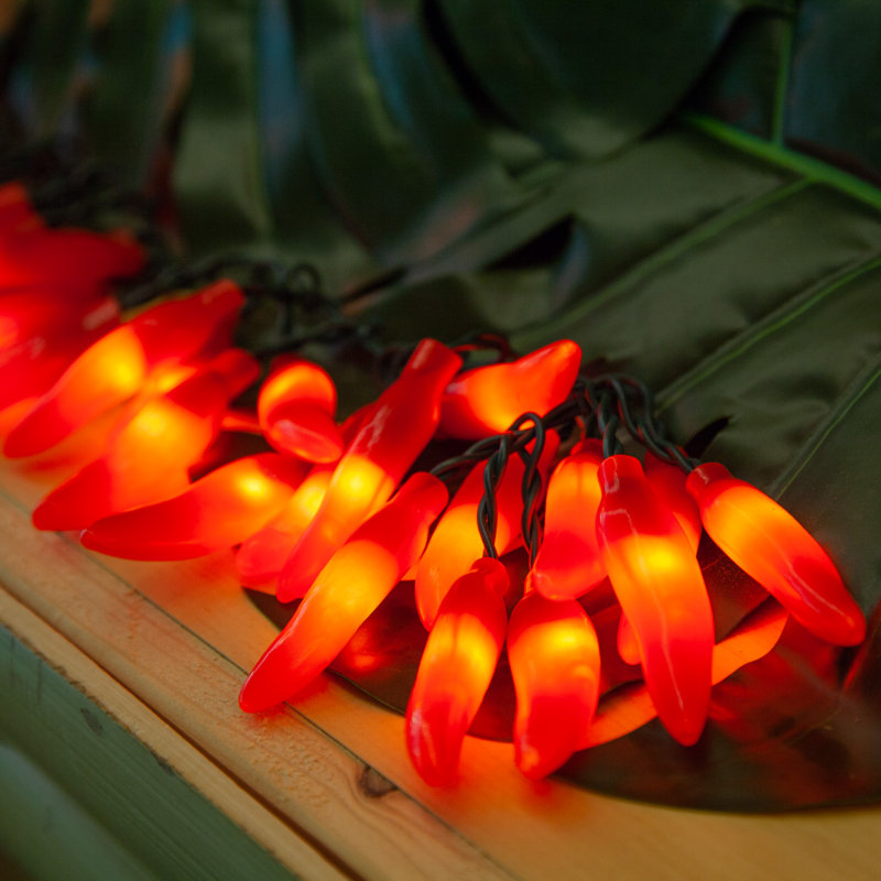 180'' String Lights, Red