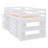 Jesska Low Loft Bed with Freestanding Desk, Storage Stairs, Dresser and Bookcase-459839827-459839837
