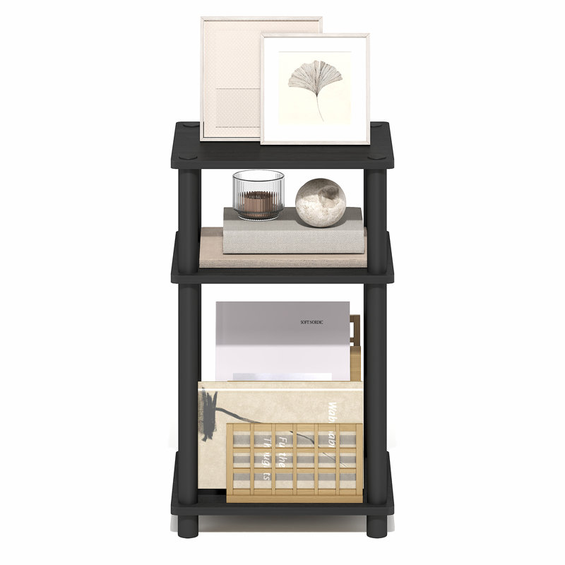 Turn-N-Tube 34.04cm W Manufactured Wood Bedside Table