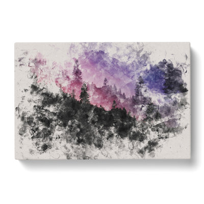 Purple Forest - Wrapped Canvas Print