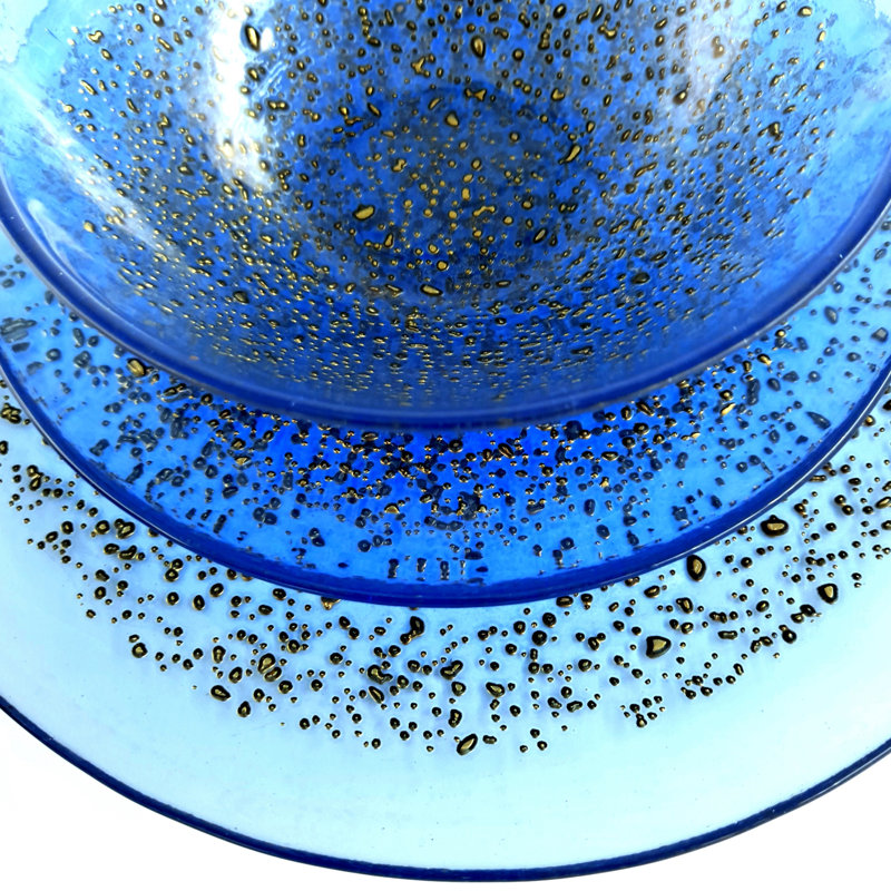 Isla Dinnerware Set, Indigo/Bronze, 12