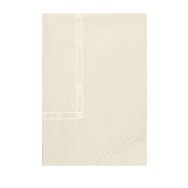 Ritz Standard Cotton Duvet Cover, California King Duvet Cover, Ivory