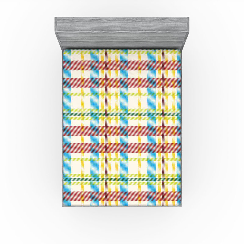 Drap-housse écossais Ambesonne, Drap-housse grand