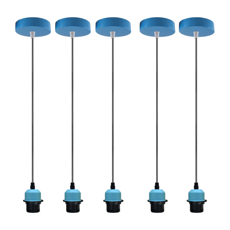 Bismarck 5 - Light Single Pendant, No, Rustic Red