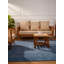 Tapis en laine tissés à la main Anley - Rectangle, bleu, design moderne et contemporain, tapis épais antidérapants faits à la main pour salon, chambre-1505622255-1529382130