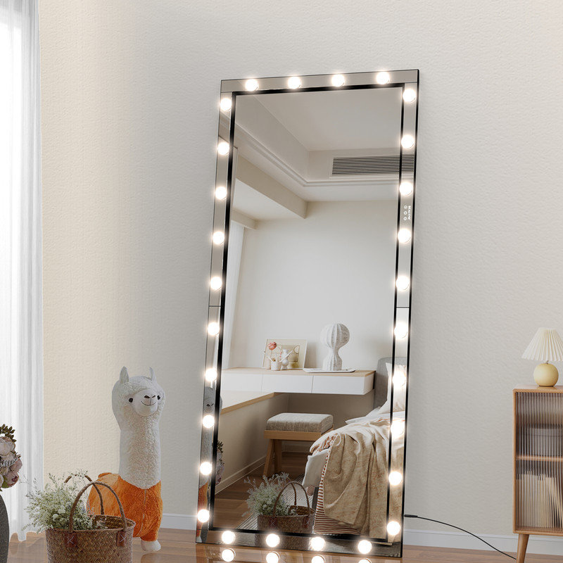 Roedi Aluminum Floor Mirror