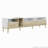Media Console Table with 3 Drawers and Open Shelves for TVs up to 80''
