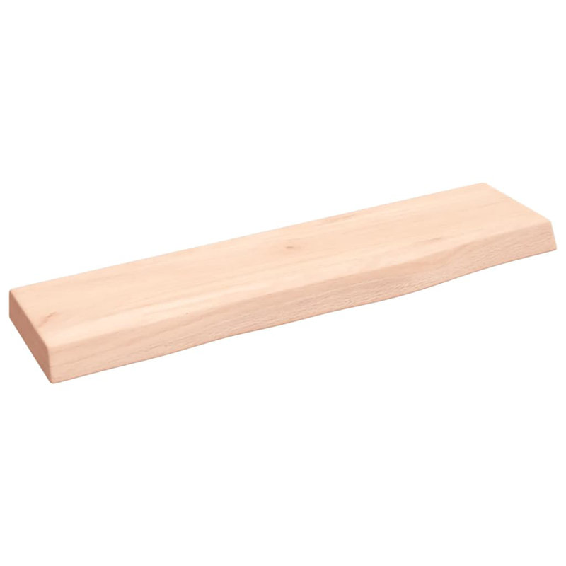 Flagstaff Oak Solid Wood Floating Shelf, 2cm H x 40cm W x 10cm D