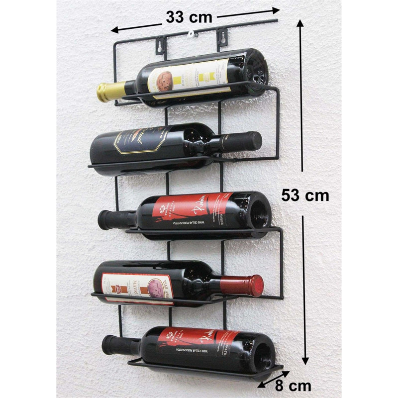 Beppo Wine Bottle Rack Black