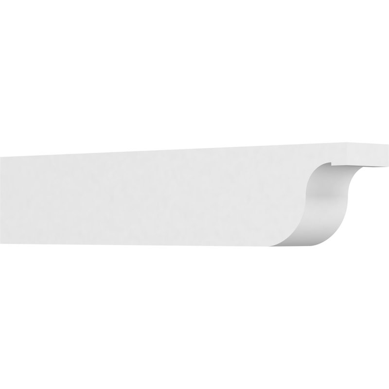 Queue de chevron standard en PVC de qualité architecturale Del Monte, H 6 po x L 4 po x P 30 po