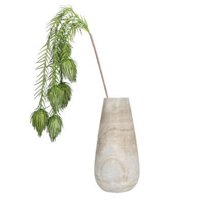 Grand vase en bois de paulownia Isrie