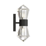 Writhlington 2-Light Wall Sconce In Matte Black