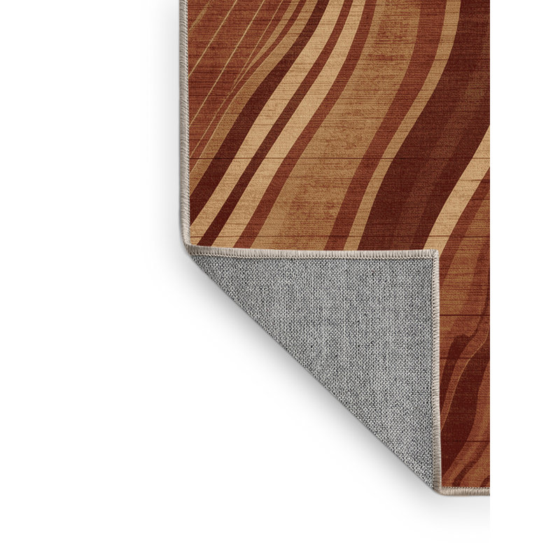 Tapis beige délavé à la machine Osnat Banjo, 2 x 5