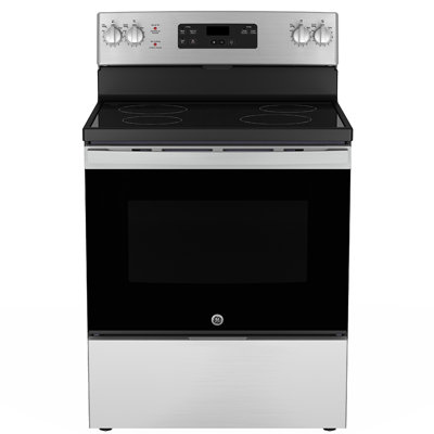 Ge 30" Electric Freestanding Smooth Top Range Stainless Steel - Jcbs630svss