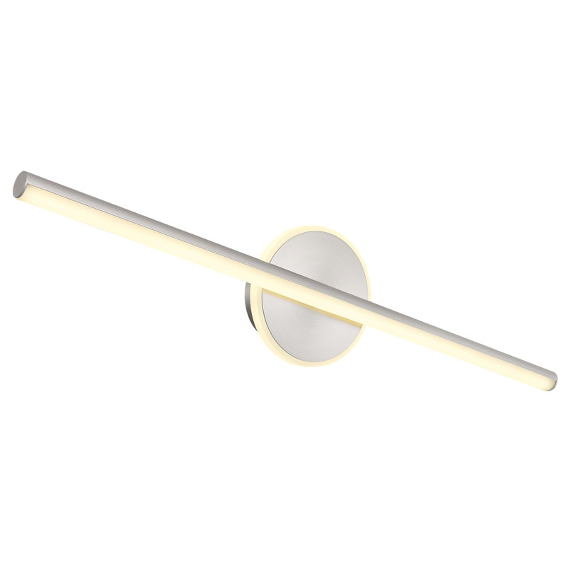Charny Acrylic LED Semi Flush Mount, Silver
