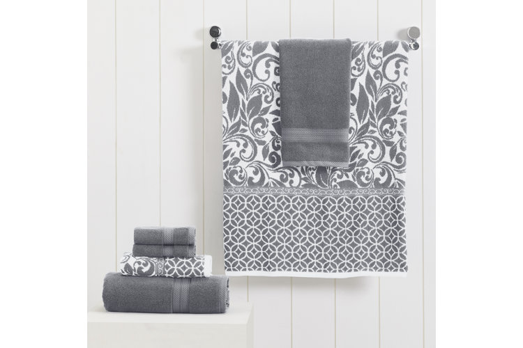 Rustic Gray Buffalo Plaid Bath Towel Set, Zazzle in 2023