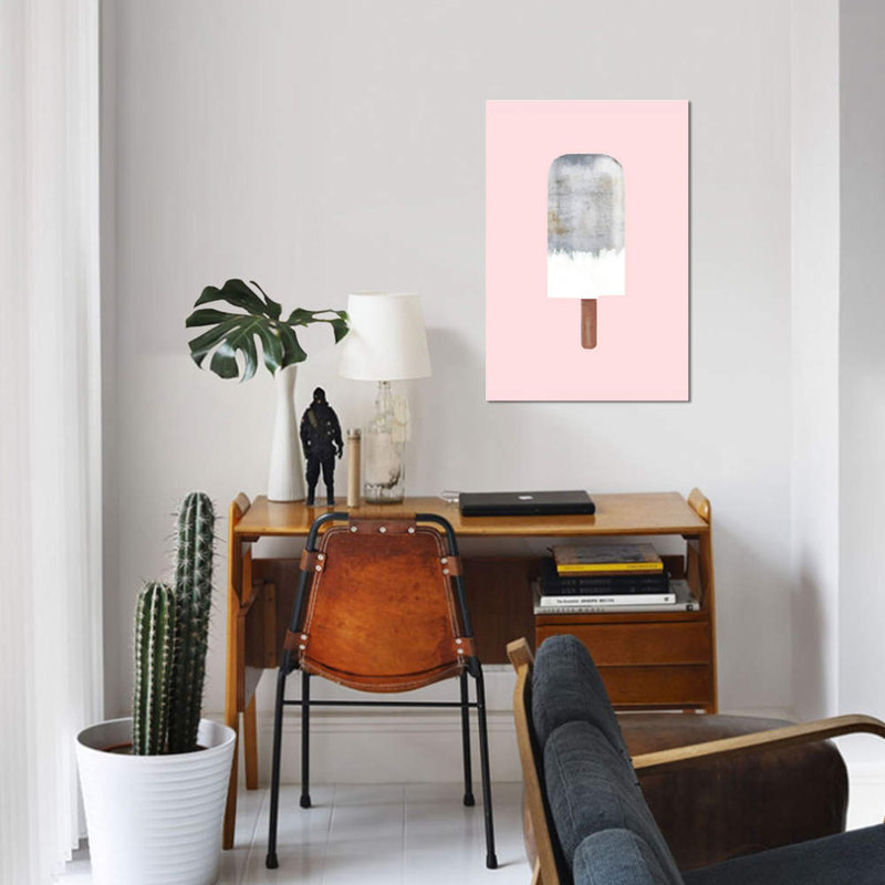 «Concrete Popsicle», impression sur toile tendue, H 26 po x l 18 po x P 1,5 po, Pas de tapis, Toile tendue