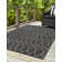 Charcoal Gitter Indoor/Outdoor Trellis Rug