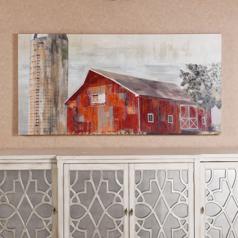 Barnside Silo - Impression sur toile tendue
