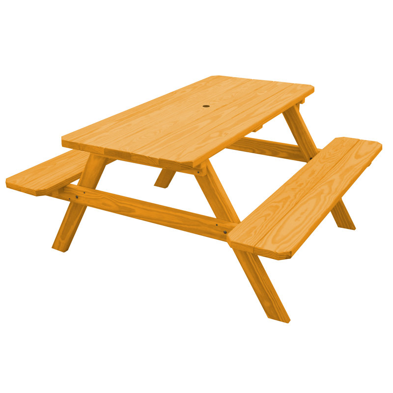 Driscilla Patio Dining Set with Rectangular Table, Unfinished, 55 x 60 x 30