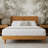 Clark Solid Wood Wingback Bed Frame