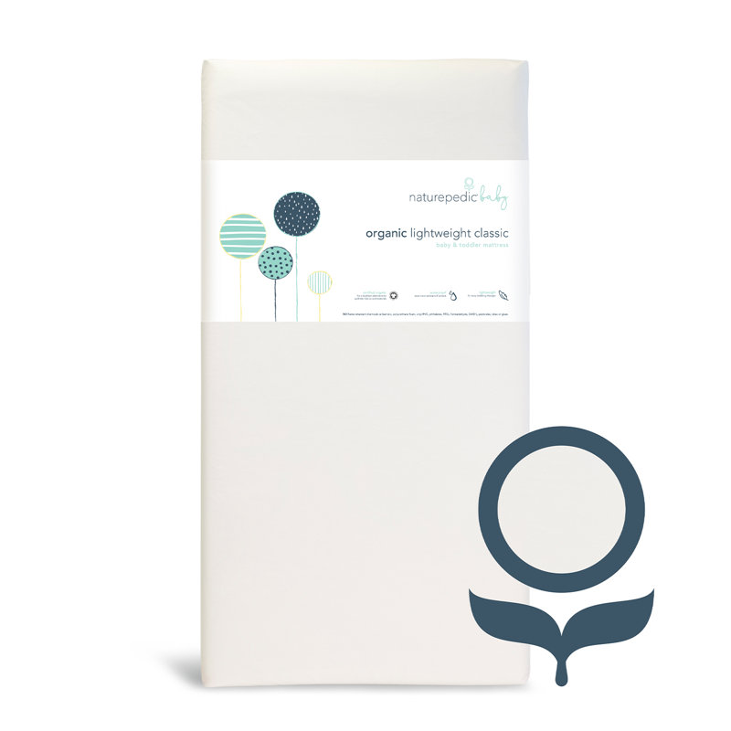 Naturepedic Classic Organic Cotton Lightweight Crib Mattress