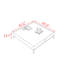 Table basse en bois de style nordique-129845894