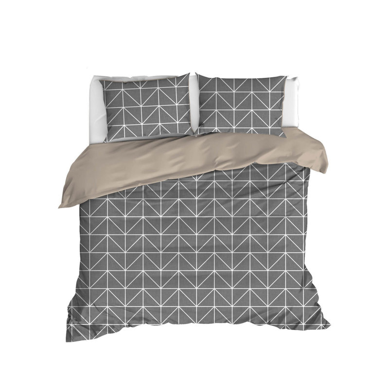 Ensemble de housse de couette Doro, Housse de couette très grand + 2 taies d'oreiller