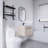 30'' Single Bathroom Vanity with Resin Top