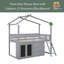 Lit mezzanine simple avec tiroirs Caraballo Kids-225417687