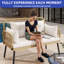  Black All-Weather Wicker Outdoor Loveseat-1803518105