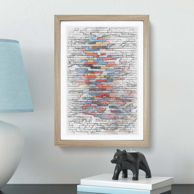 Toy Bricks in Abstract - Framed Print