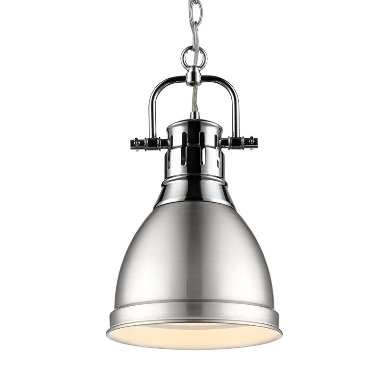 Alethia 1 - Light Pendant, Pewter, Chrome