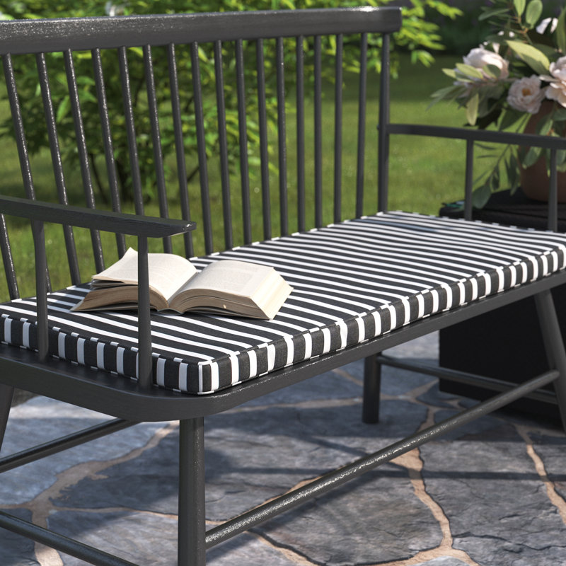 Outdoor Bench Seat Cushion, 2" H x 44" W x 19" D