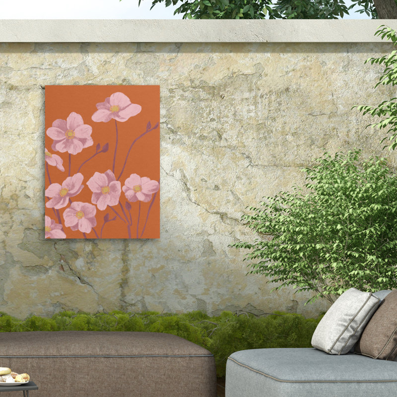 Toile d'extérieur Goed Blauw Anemone, H 14 po x l 19 po