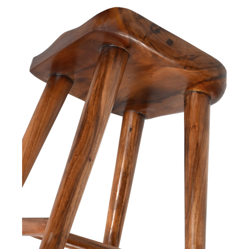 Tabouret de comptoir en bois Suar