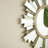 26'' Wall-mounted Sunburst-shaped PU Art Decorative Mirror
