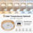11.81" W Dimmable Integrated LED Flush Mount