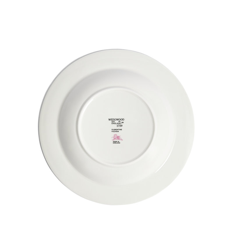 Wedgwood Florentine Colours Rim Soup 8.9In, Pink