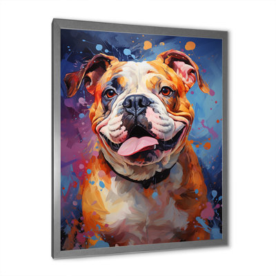 Bulldog Boldness I sur toile