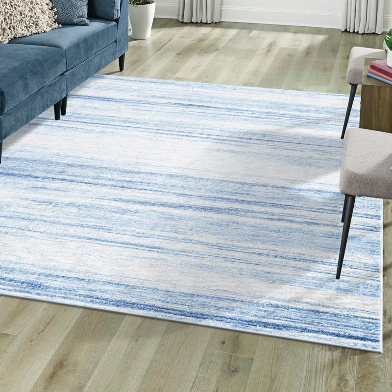Keasya Ombre Indoor Rug, Square 7'10"