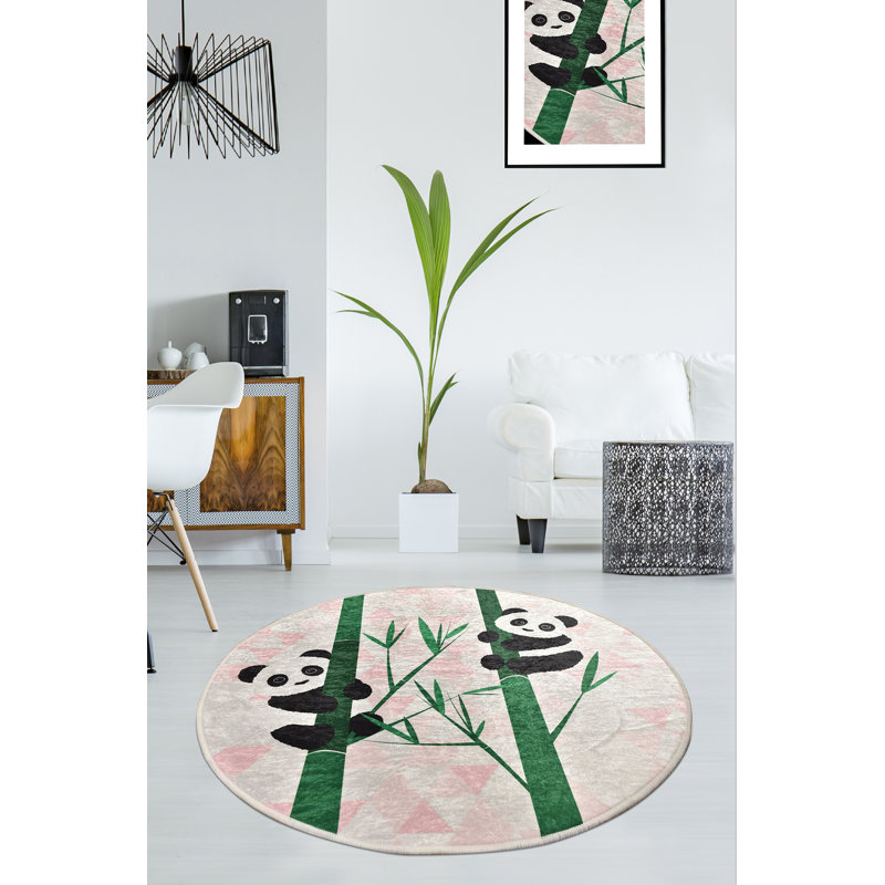 Round Shag 99cm X 99cm Area Rug