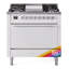  Cuisinière à double combustible 36 po ILVE Professional Plus II, 6 brûleurs scellés, plaque chauffante-321473962-321802033
