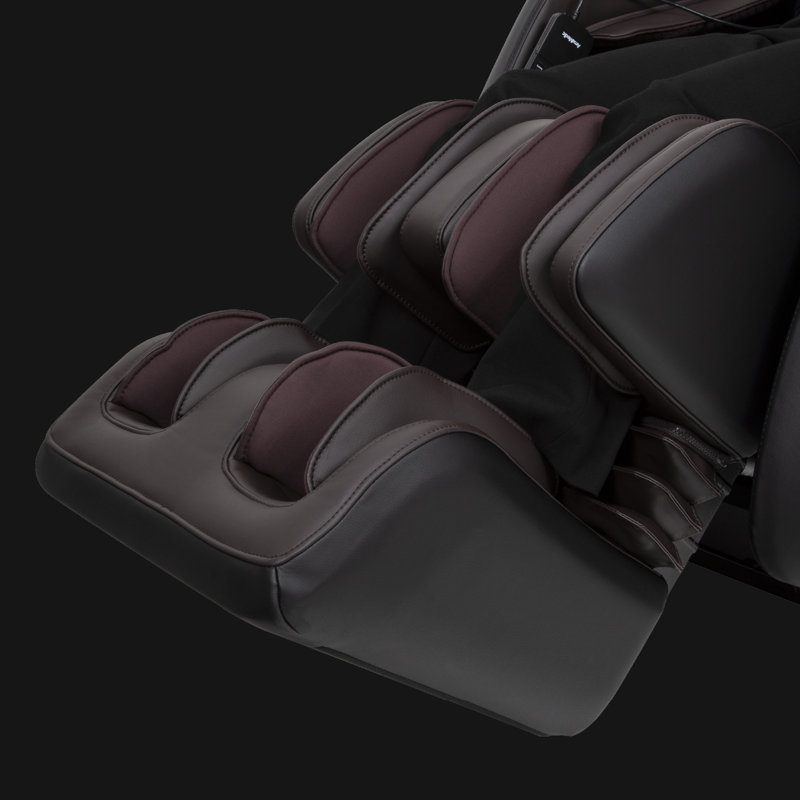 3D Premium Massage Chair, Black Faux Leather