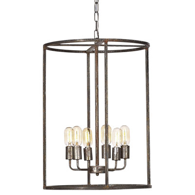 Desert 6 - Light Lantern Cylinder Chandelier