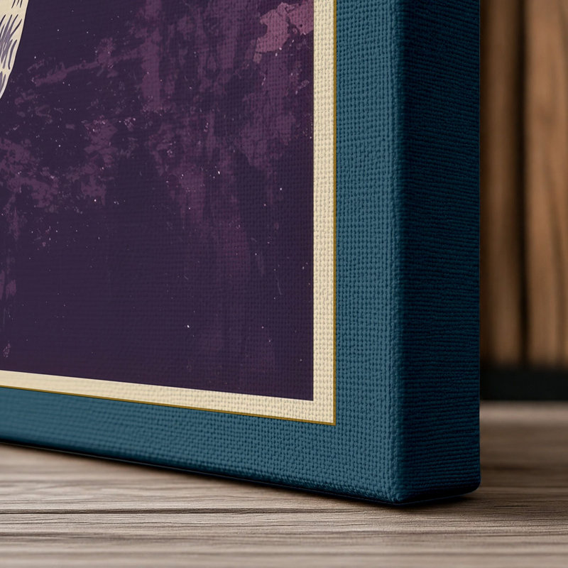 Print, 36x24 - 91.4 x 61.0 cm, Teal Border