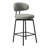 Bayville 27" Faux Shearling Fabric Upholstered Swivel Counter Stool (Set Of 2)-114314621
