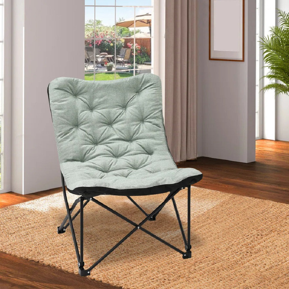 Foldable fur online chair