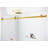 Astro 52 - 56 in. x 78 in. Fully Frameless Glass Sliding Shower Door-59183075